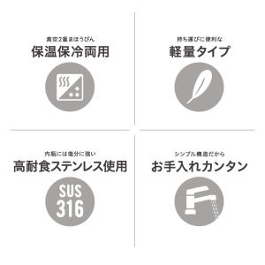 水筒 軽い 500ml以上 550ml ワンタ...の詳細画像5