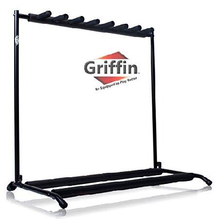 　Griffin Seven Guitar Rack Stand Floor Storage Hol...