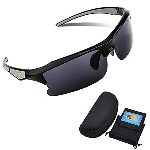 MEKBOK Polarized Sports Sunglasses for Men Women R...