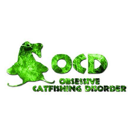 Catfishing Disorder OCD Fish - Vinyl Decal Sticker...