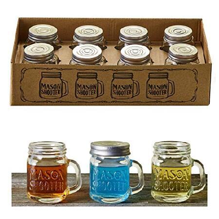 　Hayley Cherie(R) - Mason Jar Shot Glasses with Le...