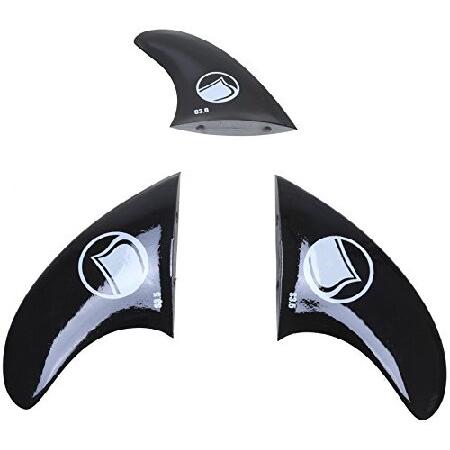 Liquid Force Surf 3.0 Wakesurf Fin Kit Sz 3in 並行輸入