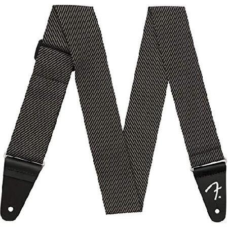 　Fender Modern Tweed Guitar Strap, 2in, Gray/Black...