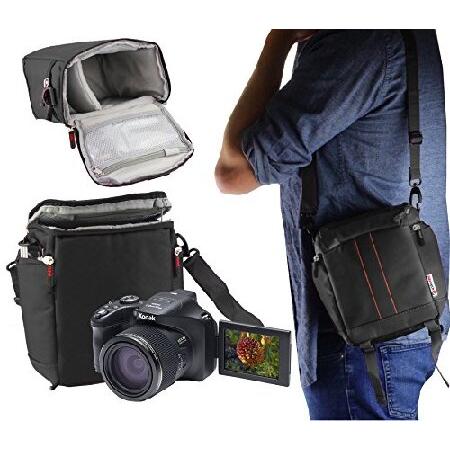 Navitech Black Camera Carrying Case Travel Bag Com...