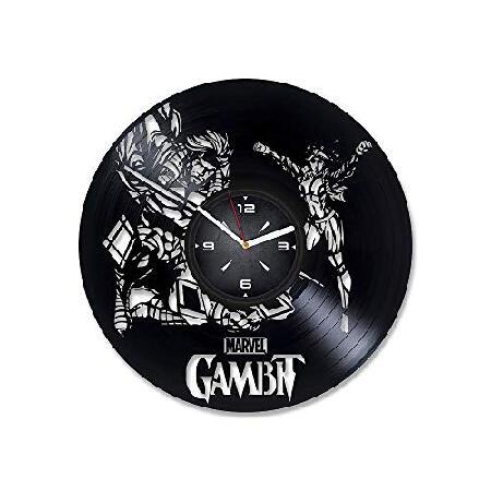 　Gambit Vinyl Record Wall Clock. Decor for Bedroom...