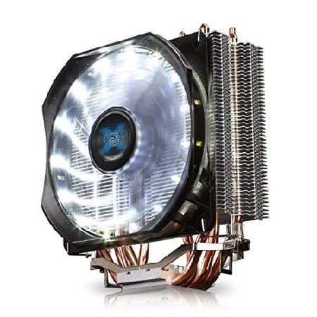Zalman CNPS 9X Optima CPUクーラー 超静音エアクーラー 白色LED120mm...