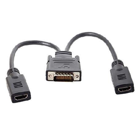 　Cablecc DMS-59Pin Male to Dual HDMI 1.4 HDTV Fema...