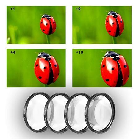 4 Piece 77mm Close-Up Filter Kit (+1, 2, 4, 10 Dio...