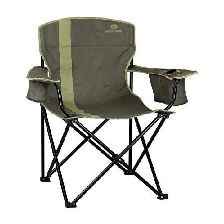 Mossy Oak XL より冷たい＆特大の座席、枝/汚れ、ワンサイズの頑丈なキャンプチェア （並行...