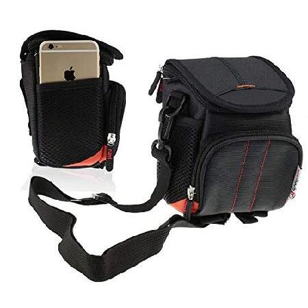 Navitech Black Digital DSLR Compact Camera Case Ba...