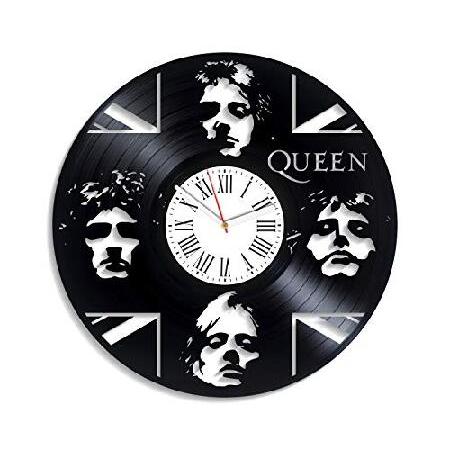 　Kovides Queen Music Vintage Vinyl Record Clock Qu...