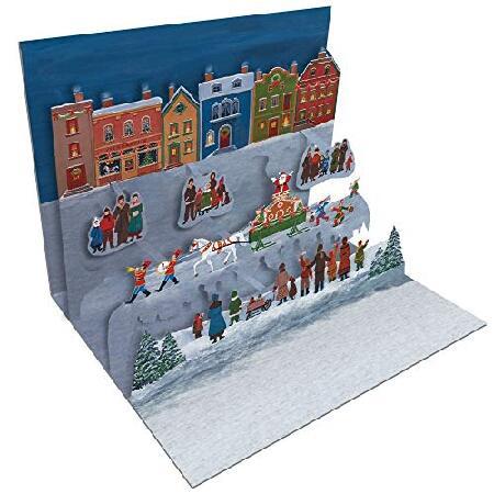 　LANG Folk Art Christmas Pop-Up Christmas Cards (2...
