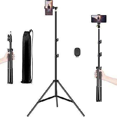 Selfie Stick Tripod, 65&quot; Extendable Tall Camera Ce...