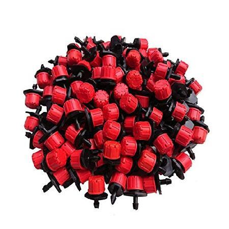 　Kalolary 200Pcs Adjustable Drip Irrigation Emitte...