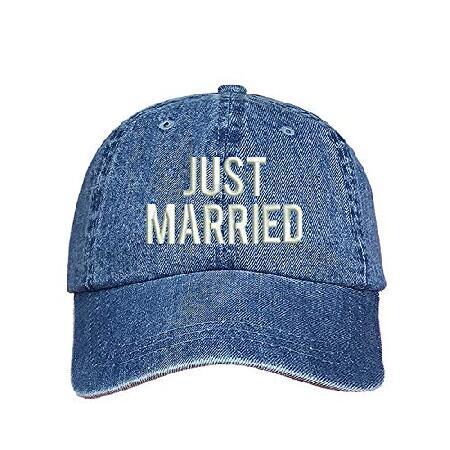 　Just Married Baseball Hat - Bachelor Hats - Groom...