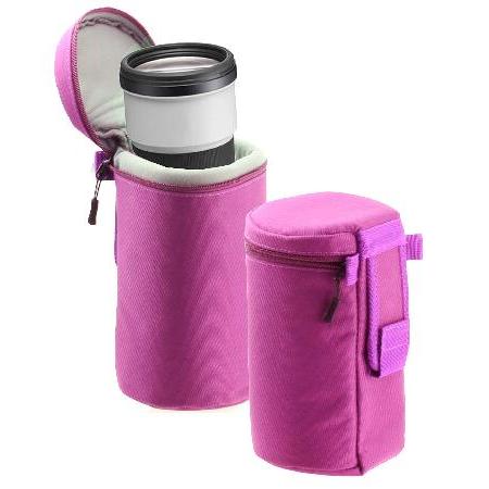 Navitech Purple Water Resistant Camera Lens Case C...