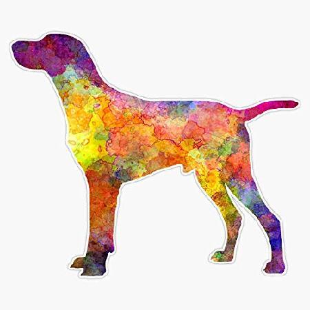 Hungarian Shorthaired Pointer In Watercolor Vinyl ...