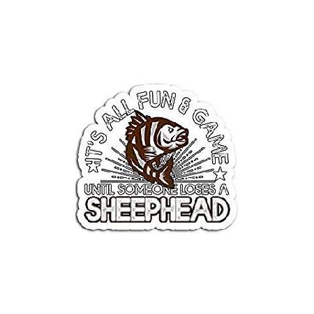 Sheepshead Fishing Funny Fish Lover Fisher - Stick...