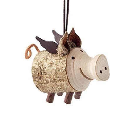 　Forest Decor Wooden Rustic Ornaments for Christma...
