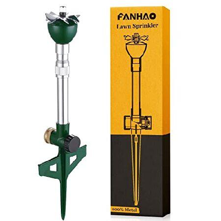 　FANHAO Garden Lawn Sprinkler for Yard, 100% Metal...