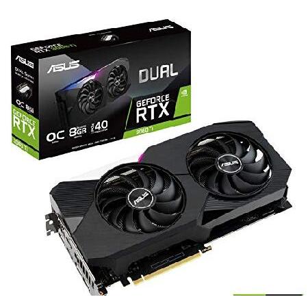 ASUS デュアルNVIDIA GeForce RTX 3060 Ti OC エディション ゲーミン...