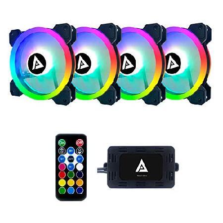 　Apevia TL4-RGB Twilight 120mm Silent Dual-Ring RG...