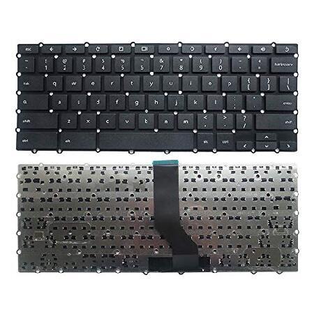 New US Black English Laptop Keyboard (Without palm...