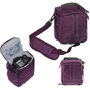 Navitech Purple DSLR SLR Camera Bag Compatible with Panasonic Lumix DC-TZ95EB Travel Camera 並行輸入