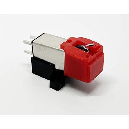 Cartridge, conical Red Stylus, needle for DENON DP...