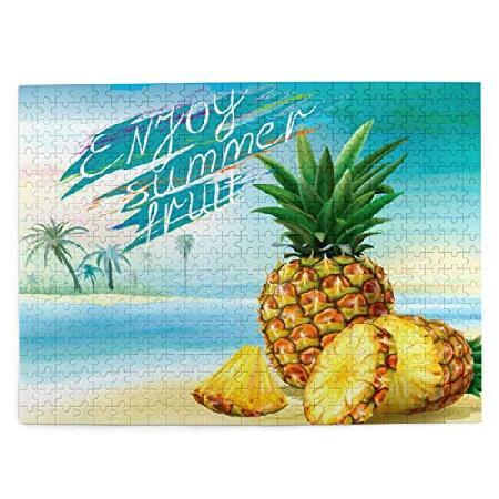 Summer Fruits Pineapple Starfish Tropical Palm Tre...