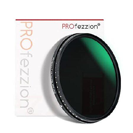 PROfezzion 52mm 可変NDフィルター ND2-ND2000 1-11 f-Stop N...