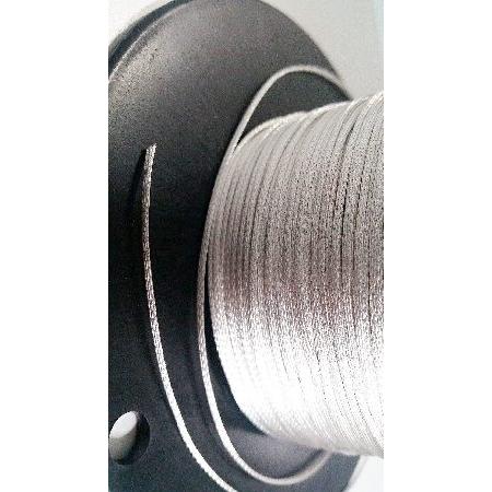 New 5 FEET Braided Silver Wire Loom Sleeve Sheathi...