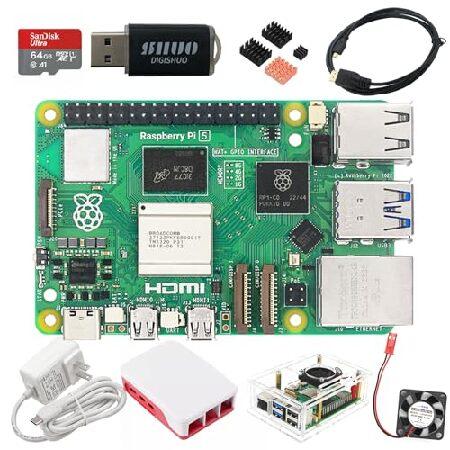 　DIGISHUO Raspberry Pi 5B Model B 8GB RAM DIY 9 in...