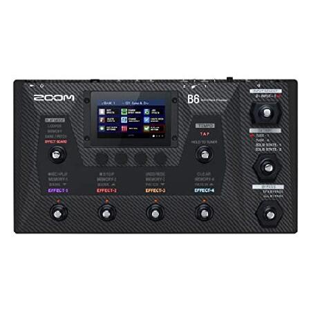 　Zoom B6 Bass Multi-Effects Processor with 4 DI Bo...