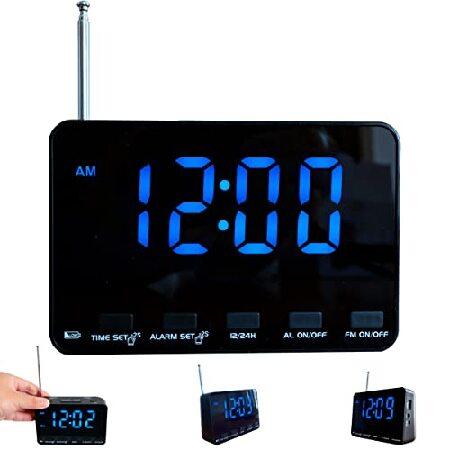 　Bejamy FM Radio Alarm Clock,12/24 Hour Alarm Cloc...