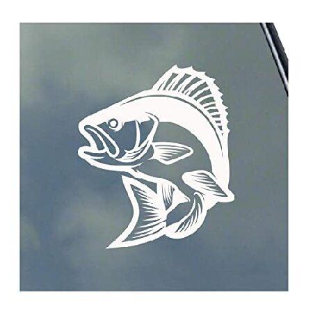 Bass Fish 01 Vinyl Sticker Decal Flushing Fishing ...