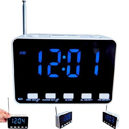 　Bejamy FM Radio Alarm Clock,12/24 Hour Alarm Cloc...