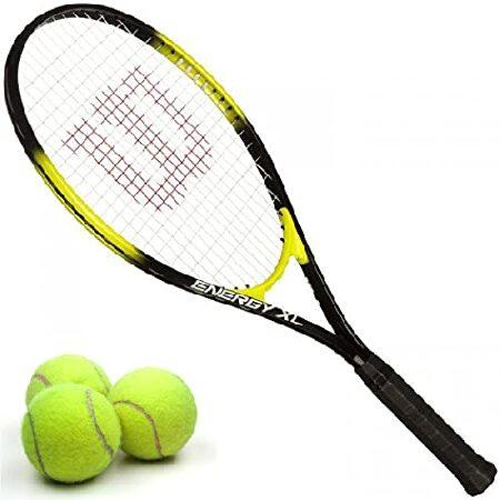 Wilson Energy XL 112 Tennis Racquet and a Can of T...