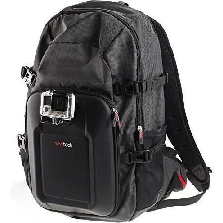 Navitech Action Camera Backpack ＆ Blue Storage Cas...