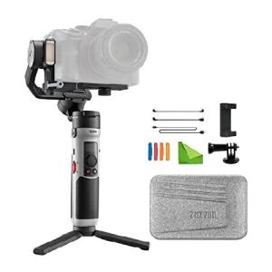 Zhiyun Crane M2S Gimbal w/Go Pro Mount + Phone Holder 3-Axis Stabilizer for Lightweight Mirrorless DSLR,Action Camera,GoPro Hero 10/9/7/6/5,i 並行輸入