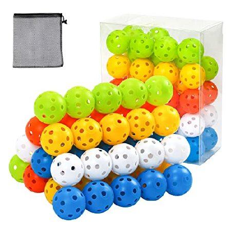 　50 Pack Plastic Golf Balls Practice Limited Fligh...