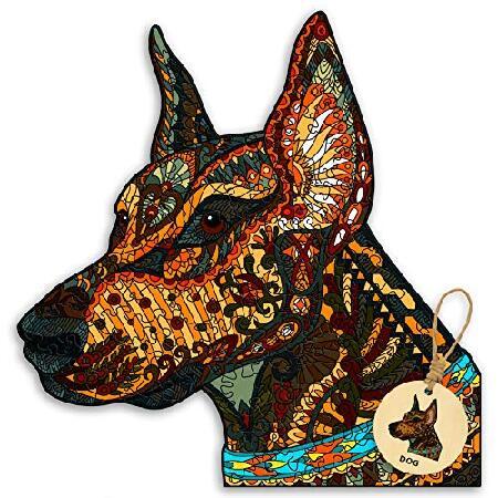 DEPLEE Wooden Puzzles for Adults Guard Dog Wooden ...