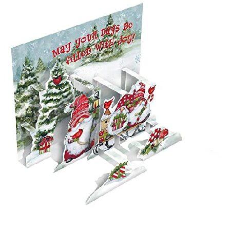 　Lang Holiday Gnomes Pop-Up Christmas Cards (20051...