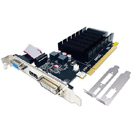 　QTHREE Radeon HD 5450 Graphics Card,2GB,GDDR3,64 ...