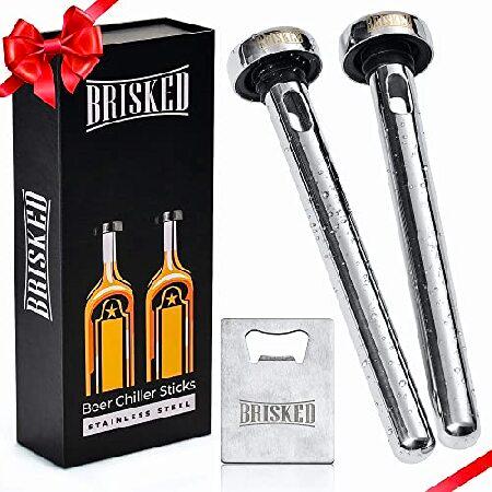 Beer Chiller Sticks for Bottles Set | 2 Stainless ...