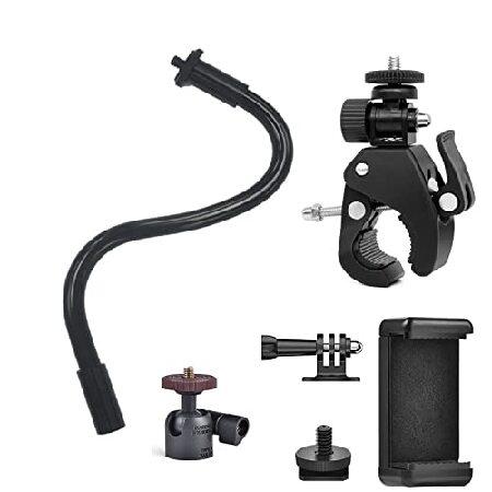 KAGYOKU Gooseneck Camera Mount with Bike Mount Cla...