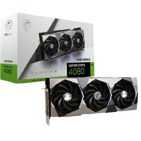 MSI GeForce RTX 4080 16GB SUPRIM X グラフィックスカード VD82...