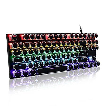 YOCUNKER K66 USB Wired Mechanical Gaming Keyboard,...