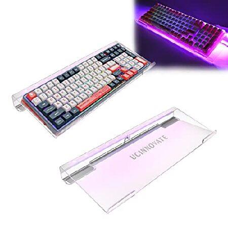 UCINNOVATE RGB アクリル コンピューターキーボードスタンド LEDバックライトキーボー...