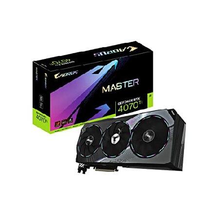 Gigabyte AORUS GeForce RTX 4070 Ti Master 12G グラフィ...